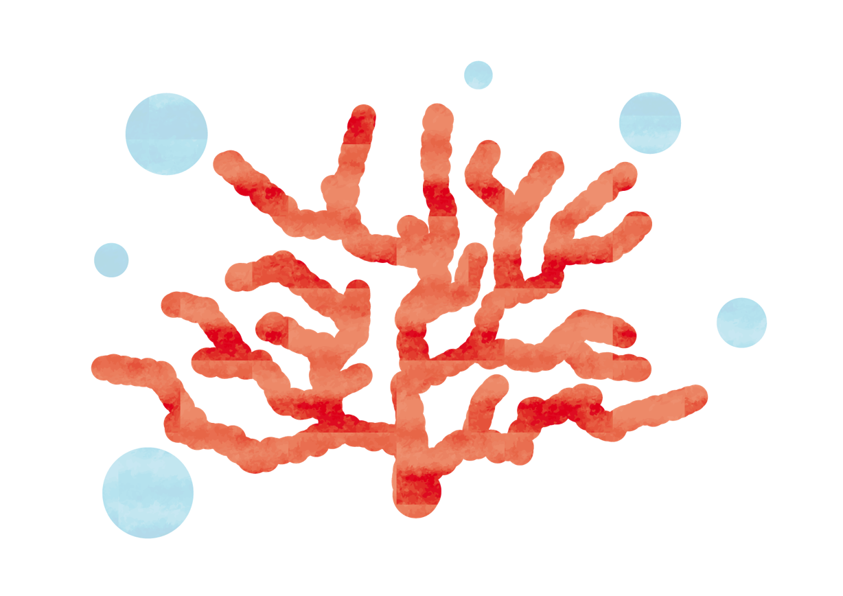 海 サンゴ イラスト詳細 6位