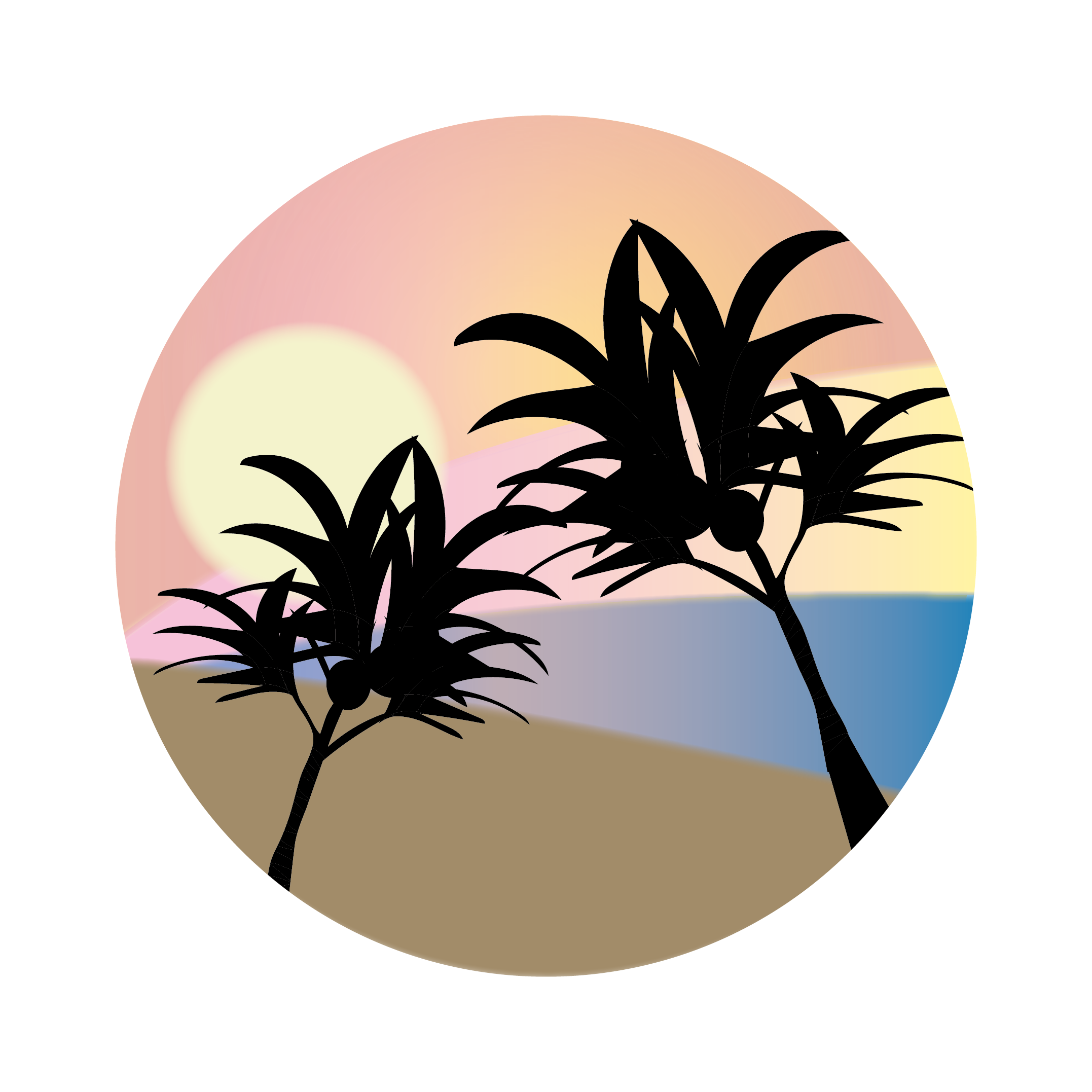 海 夕日 イラスト詳細 3位