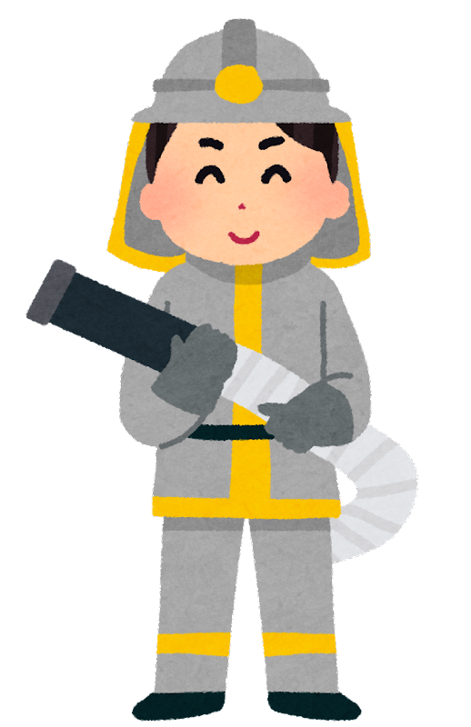 消防 士 イラスト詳細 10位