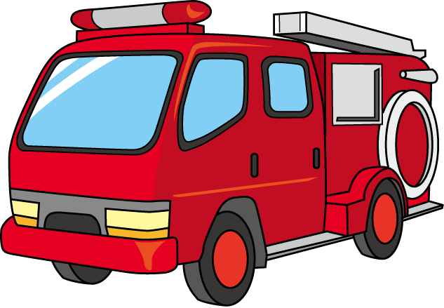 消防 車 イラスト詳細 6位