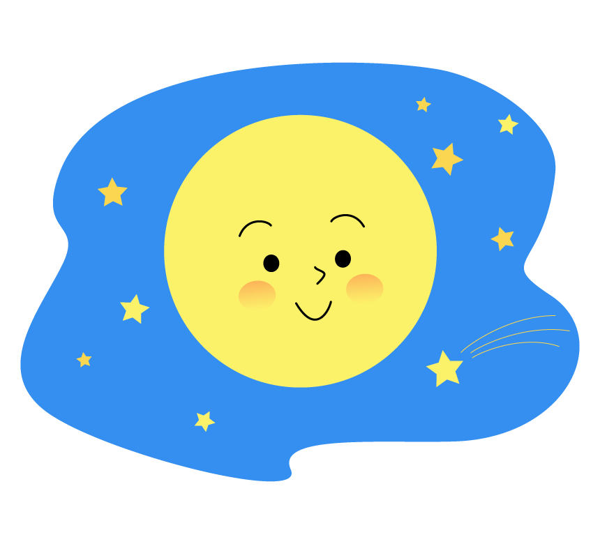 満月 イラスト かわいい詳細 4位