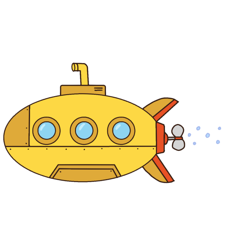 潜水艦 イラスト詳細 4位