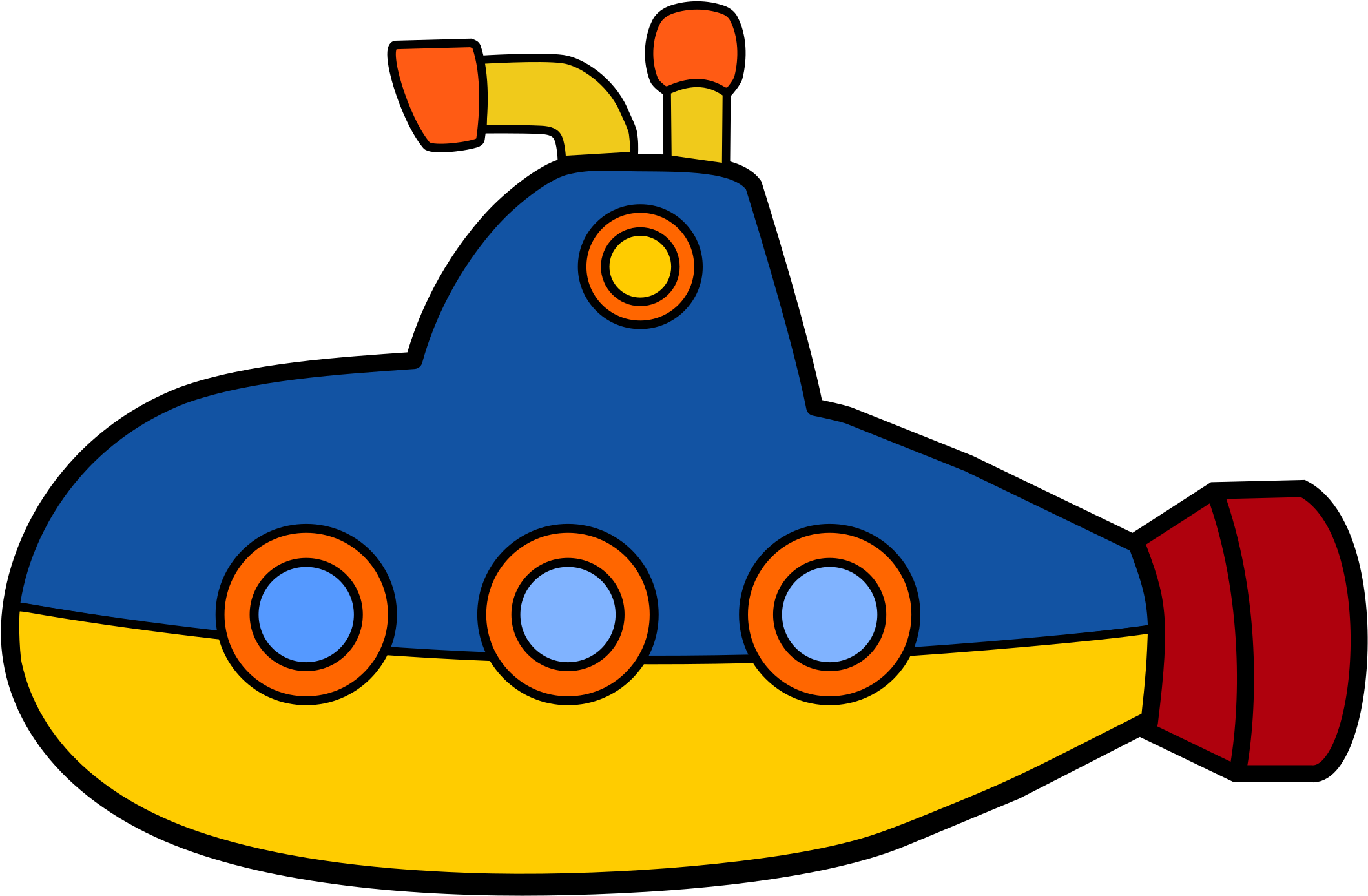 潜水艦 イラスト詳細 6位