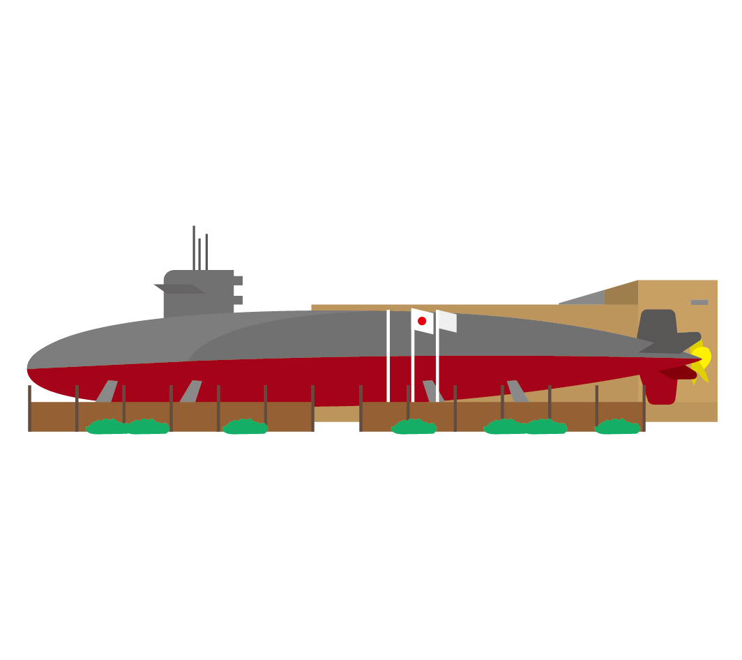 潜水艦 素材詳細 4位