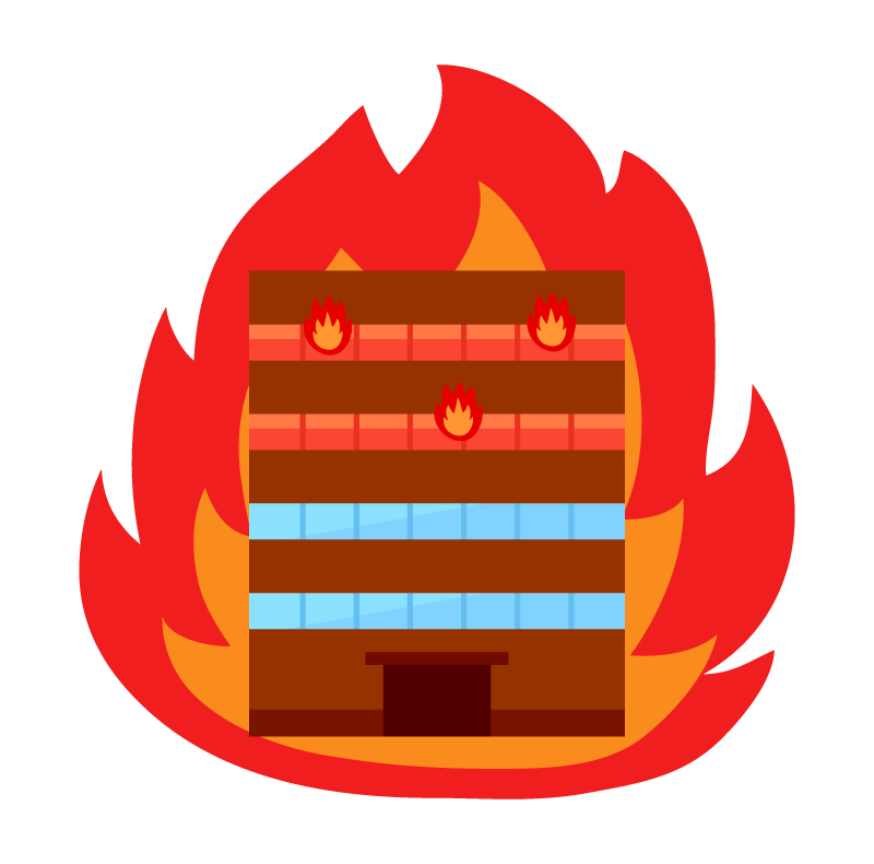 火事 イラスト リアル詳細 9位