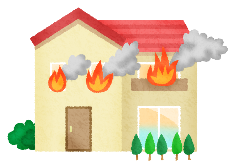 火事 イラスト リアル詳細 3位