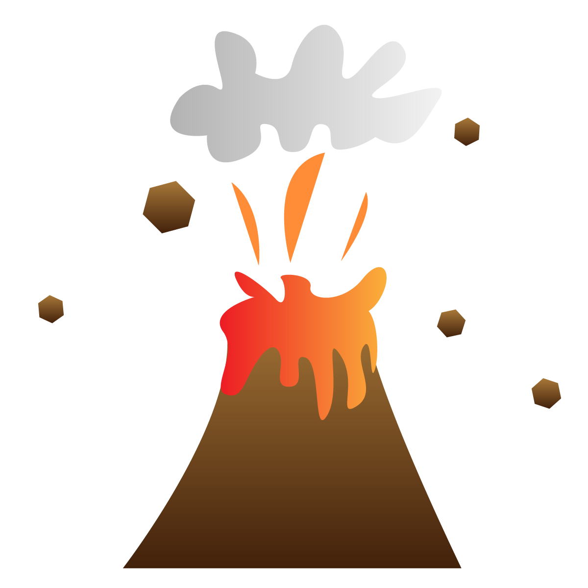 火山灰 イラスト詳細 7位