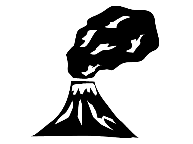 火山灰 イラスト詳細 9位
