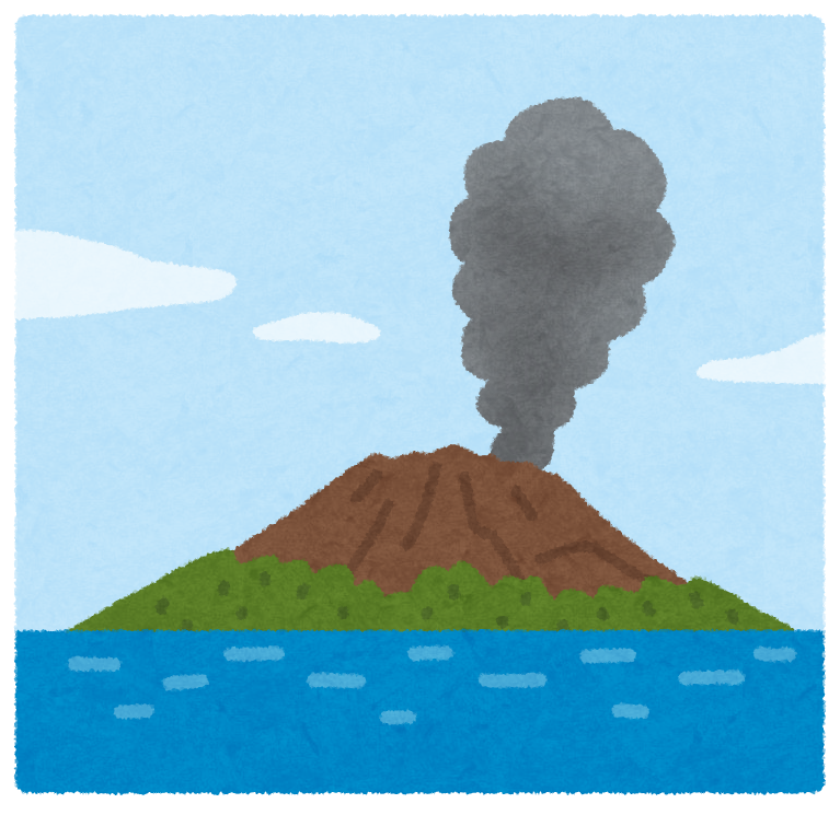 火山灰 イラスト詳細 2位