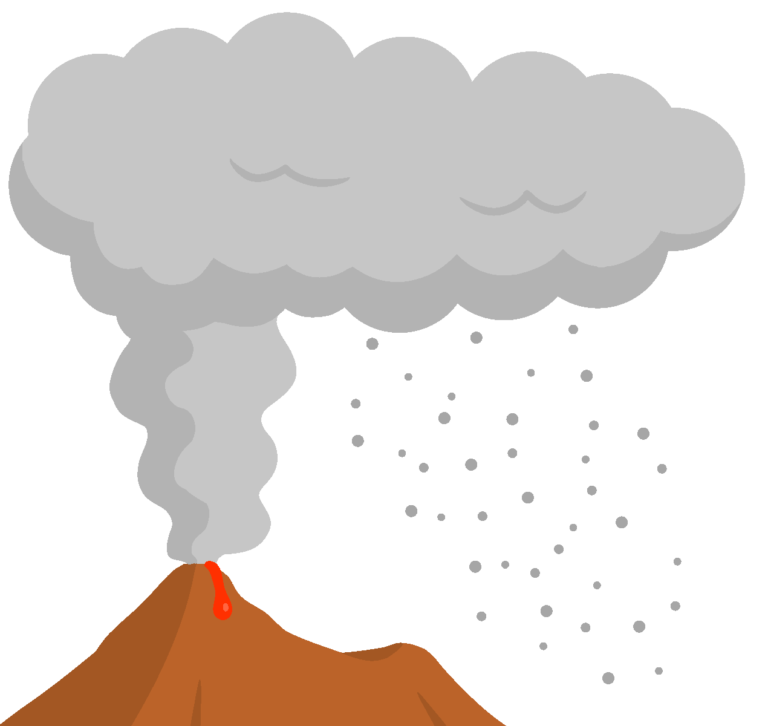 火山灰 イラスト詳細 3位