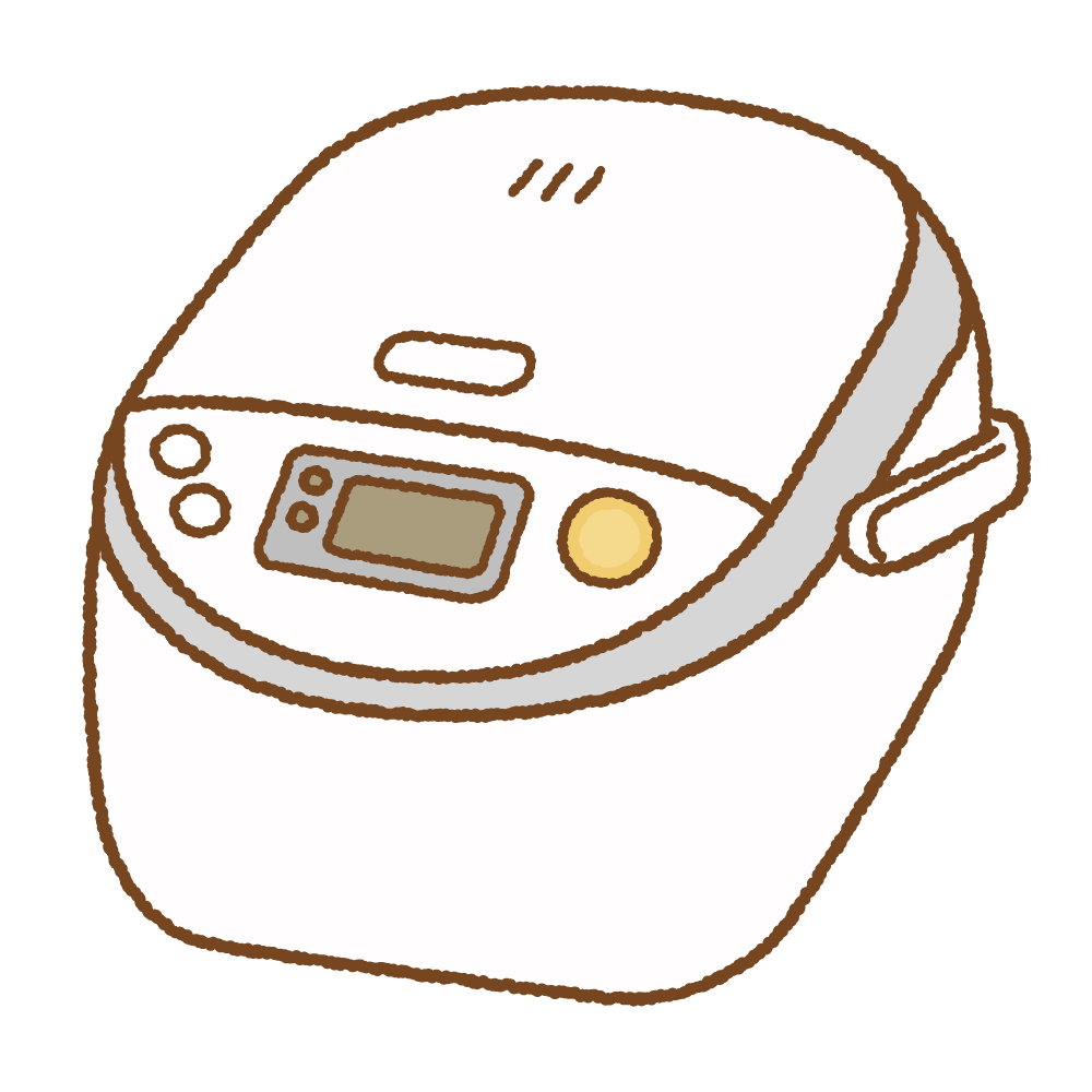 炊飯 器 イラスト詳細 3位