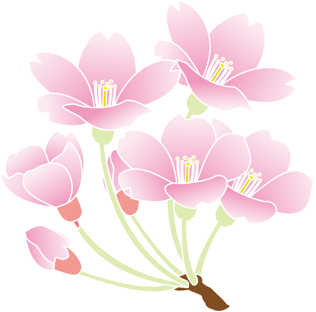 無料 イラスト 春の 花詳細 3位