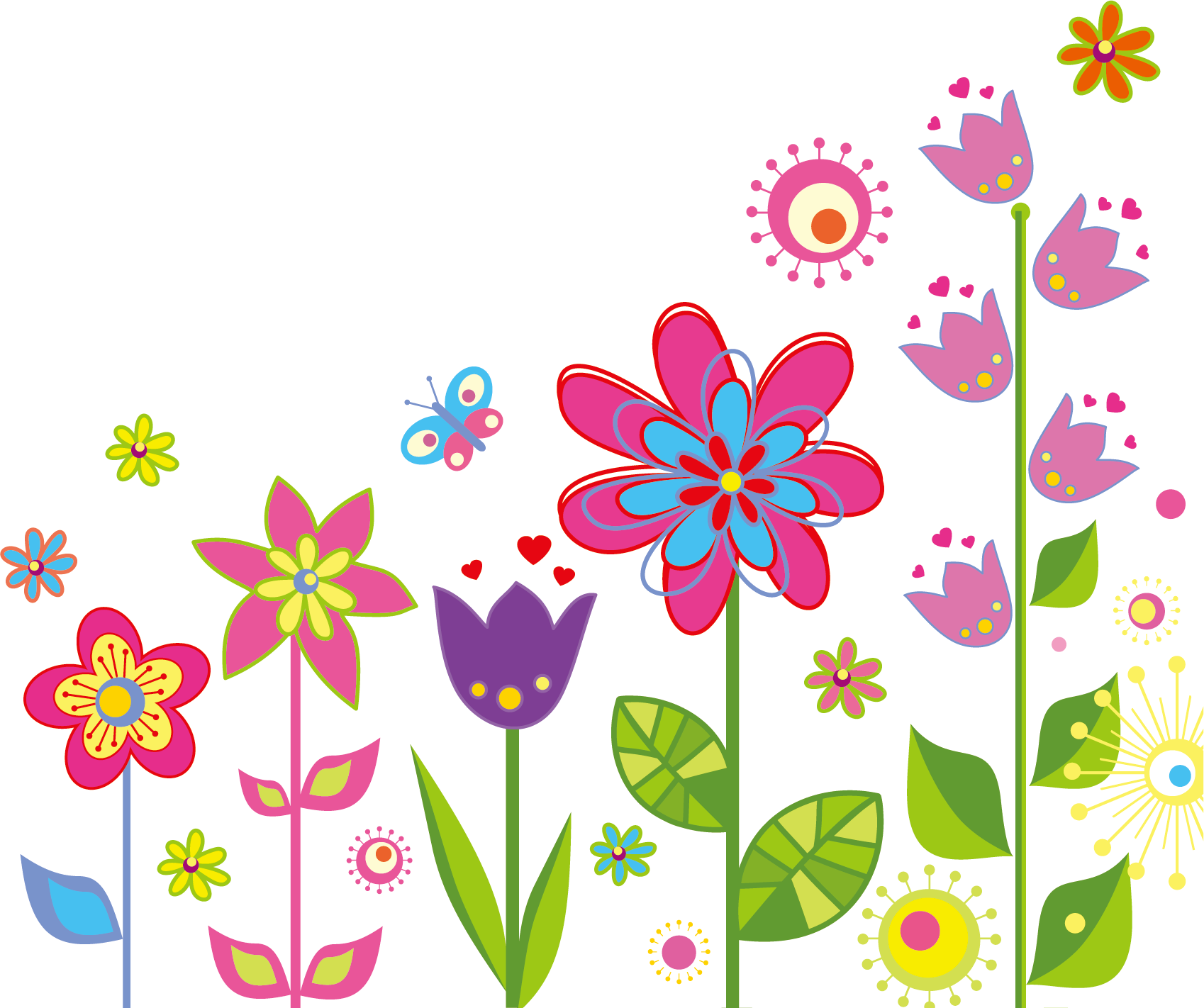 無料 イラスト 花 かわいい詳細 2位
