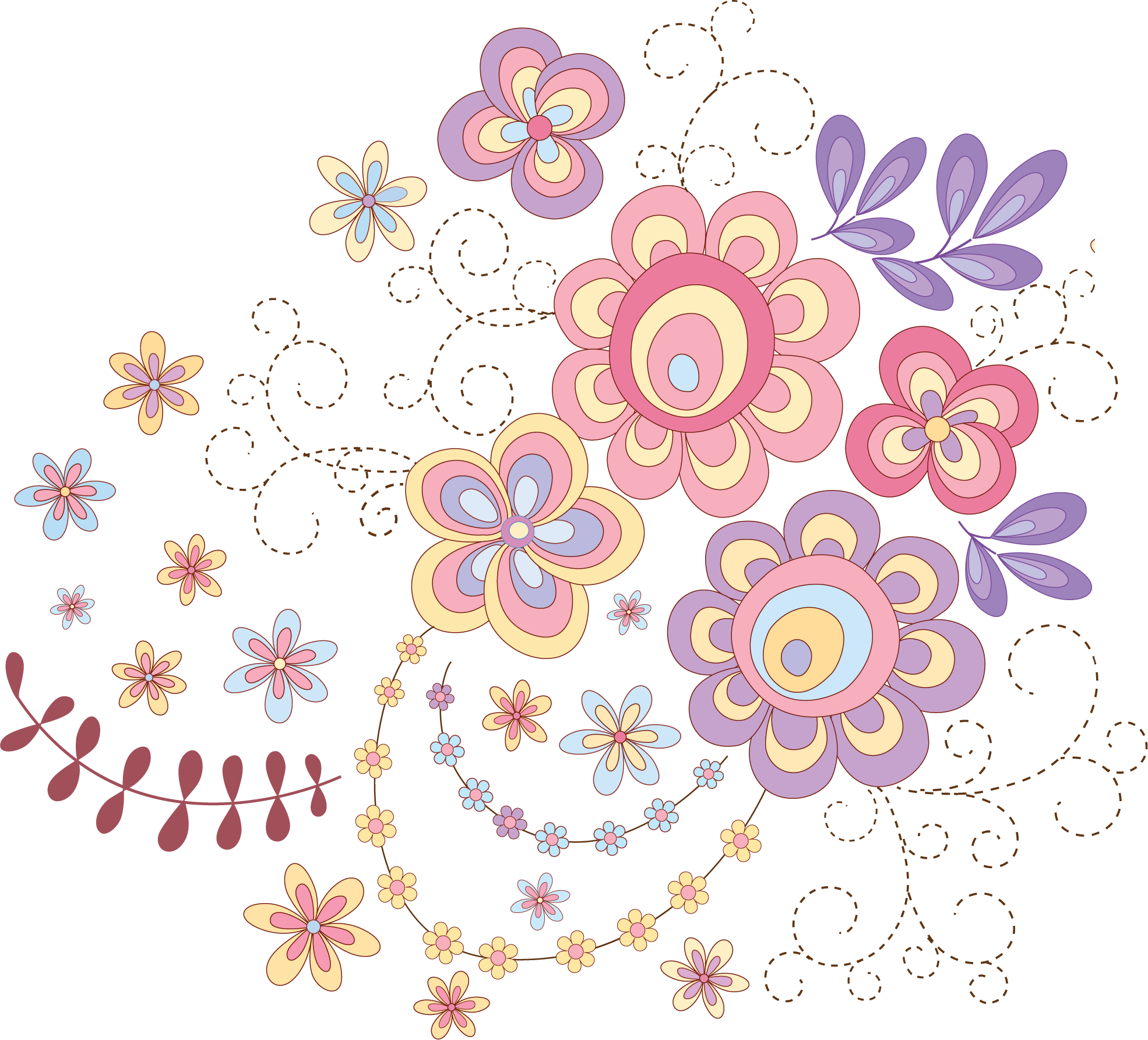 無料 イラスト 花 かわいい詳細 5位
