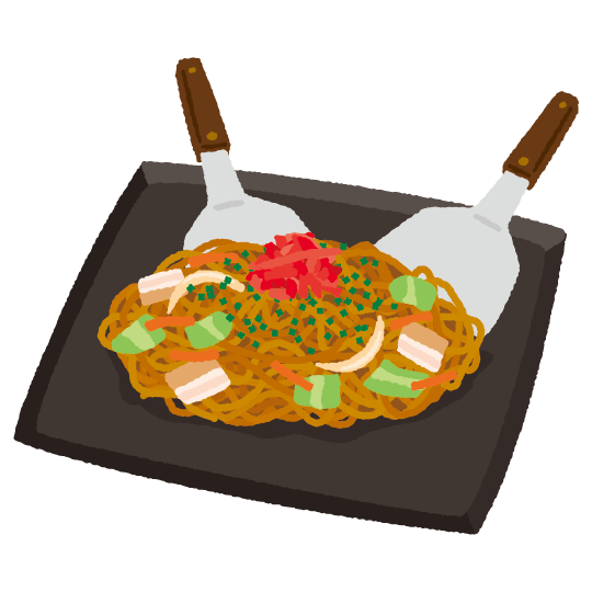 焼きそば イラスト詳細 7位
