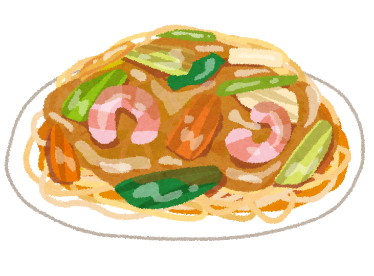 焼きそば イラスト詳細 8位