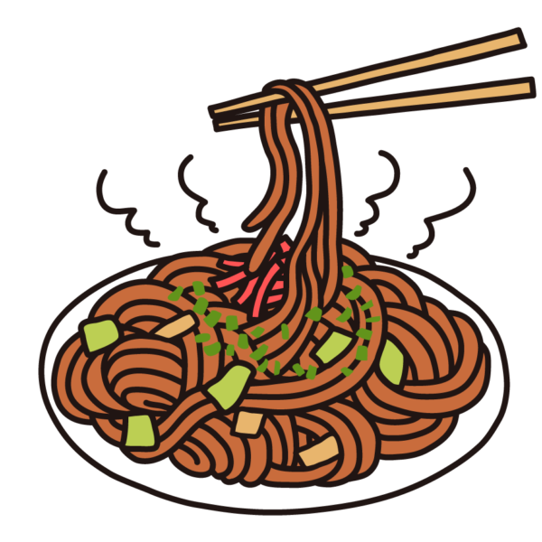 焼きそば イラスト詳細 5位