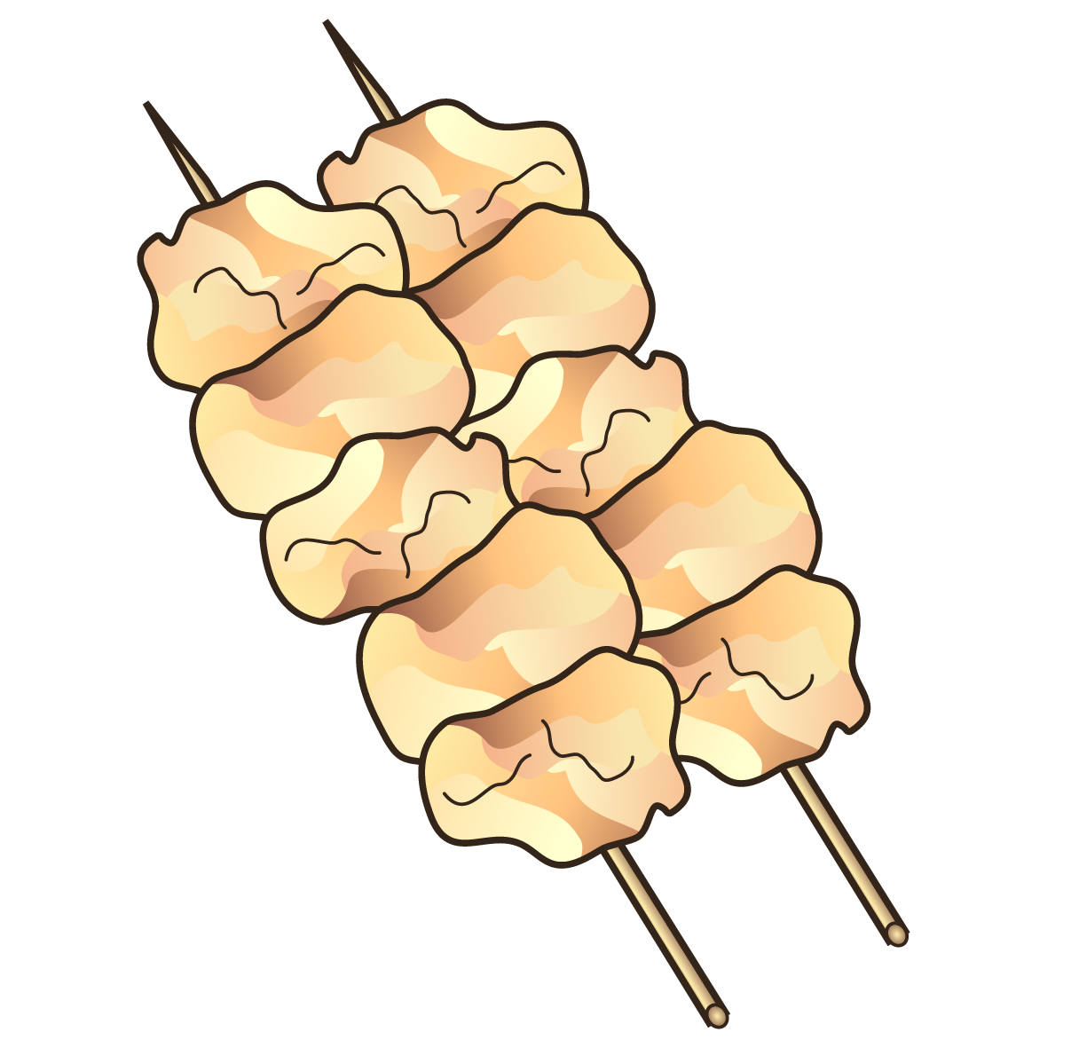 焼き鳥 イラスト詳細 4位