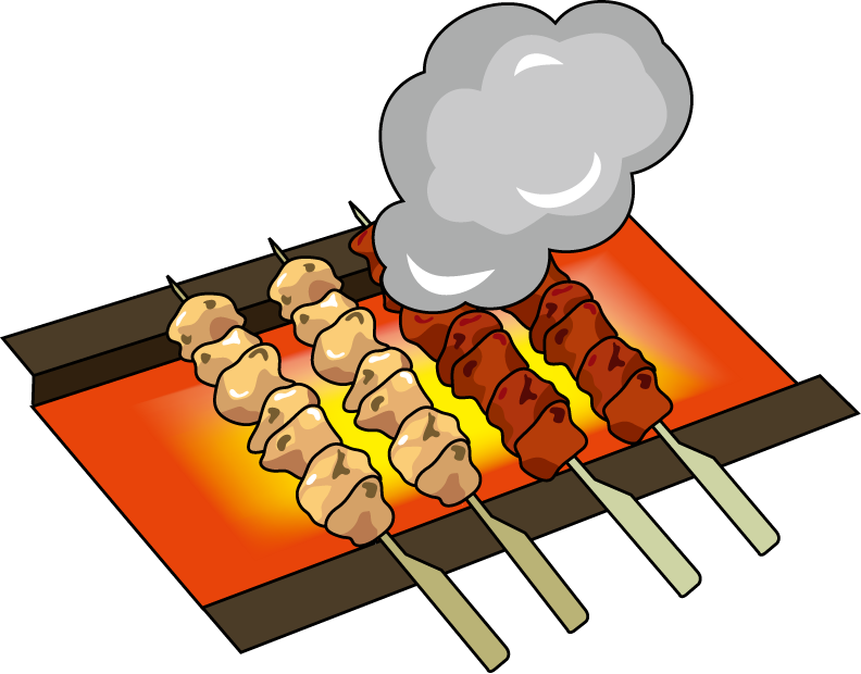 焼き鳥 イラスト 簡単詳細 6位