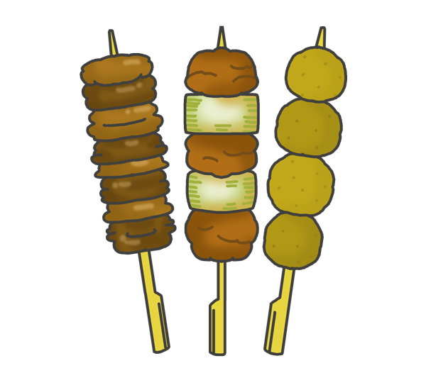 焼き鳥 イラスト 簡単詳細 7位
