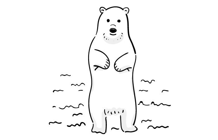 熊 イラスト かわいい 手書き詳細 9位
