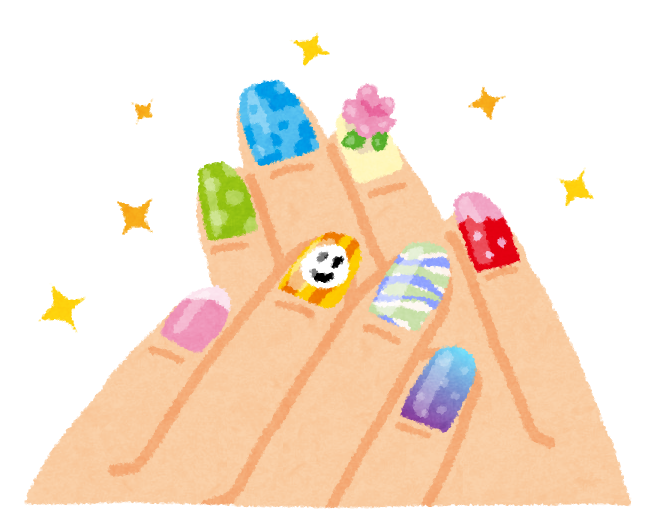 爪 イラスト ネイル詳細 3位