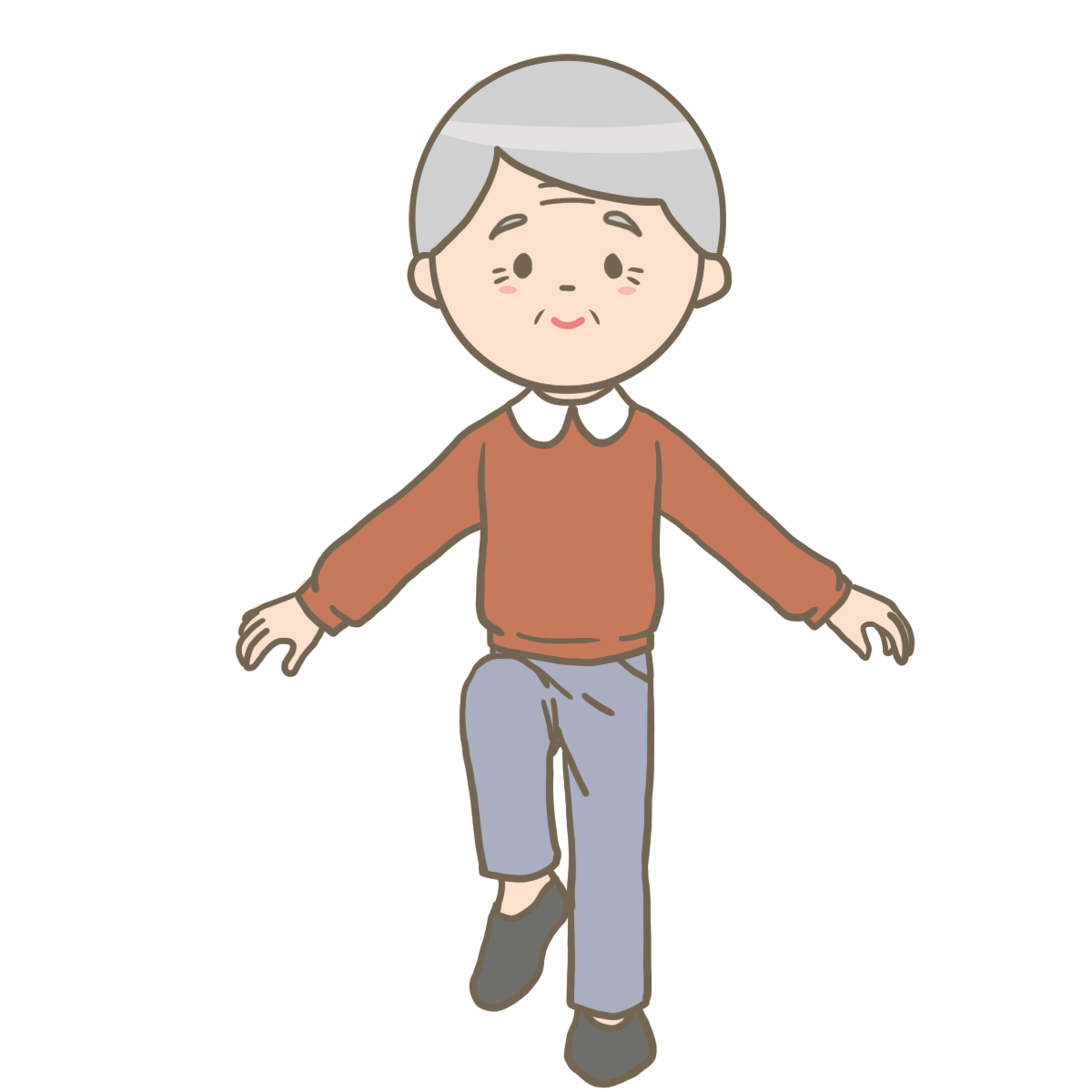 片足 立ち イラスト詳細 6位