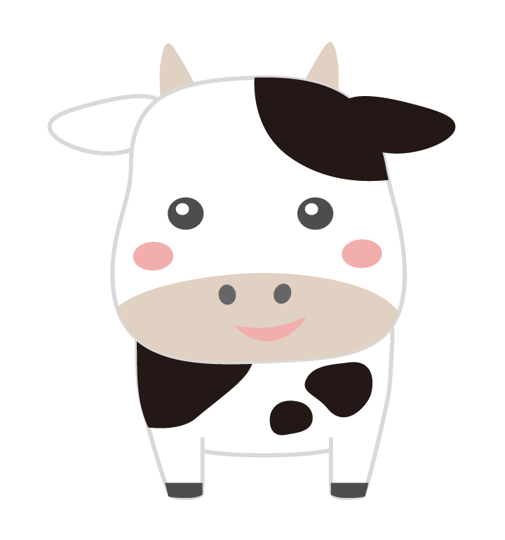 牛 イラスト 簡単詳細 12位