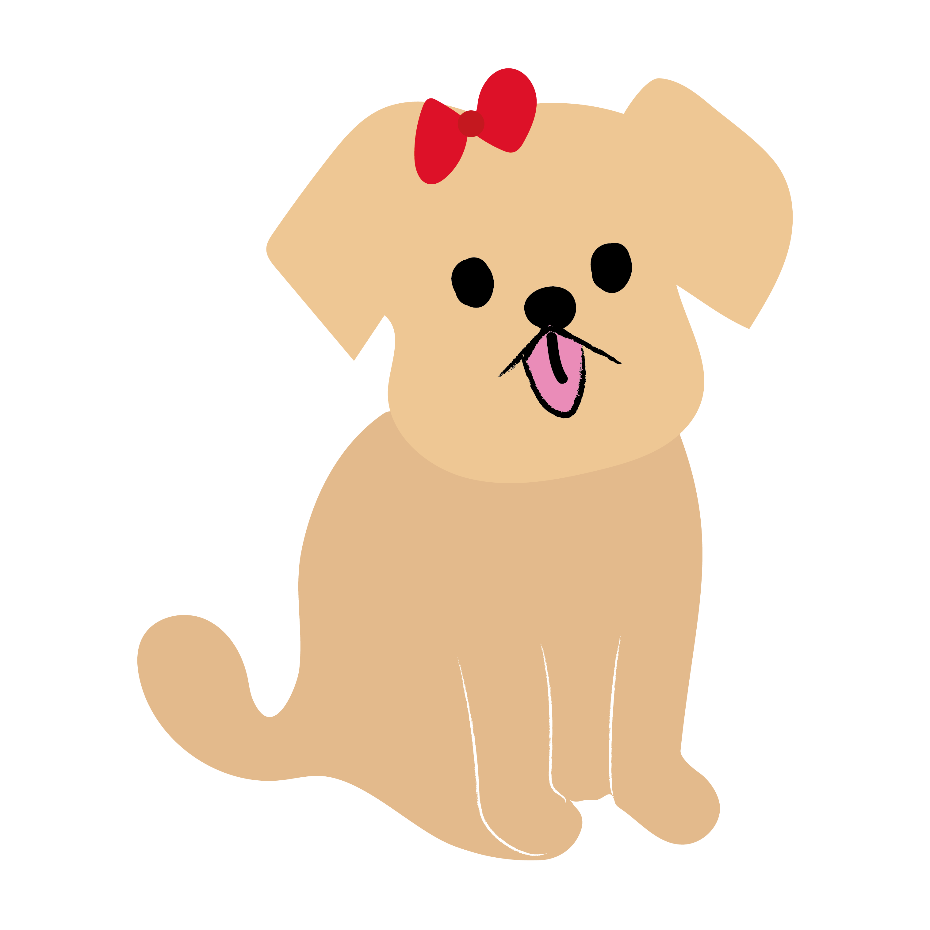 犬 イラスト シンプル詳細 6位