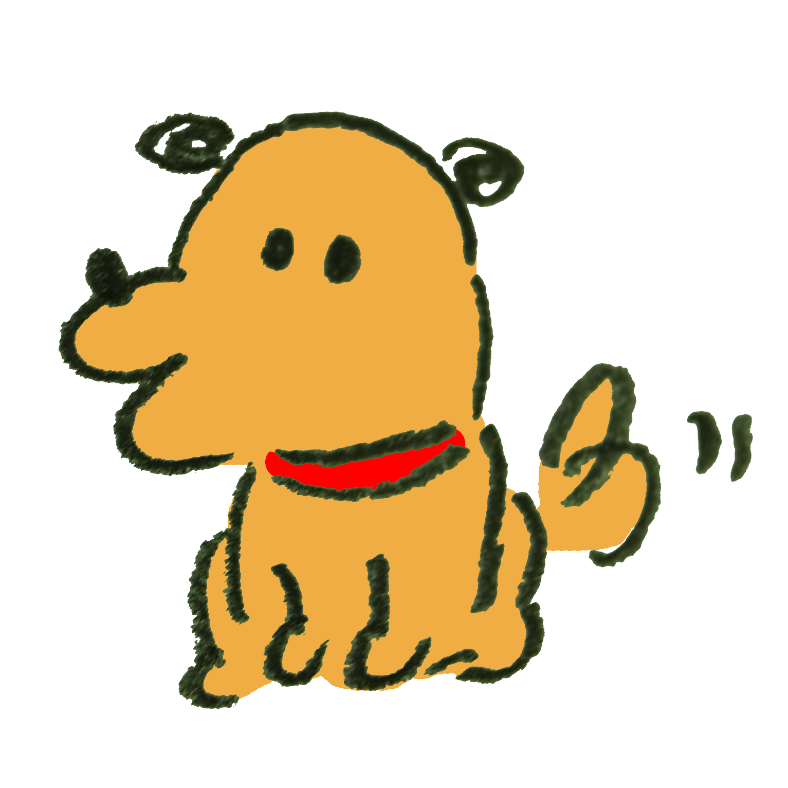 犬 イラスト 面白い詳細 4位