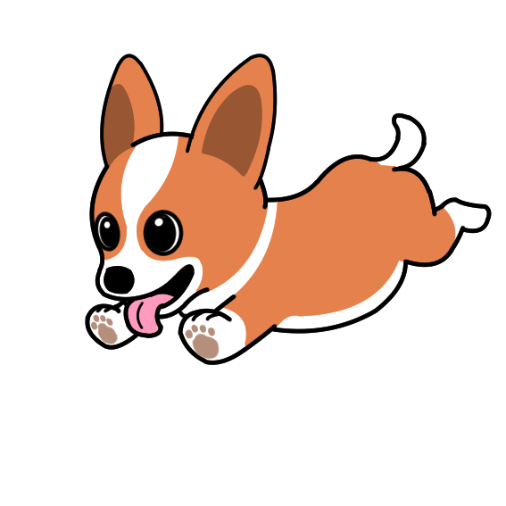 犬 走る イラスト詳細 3位