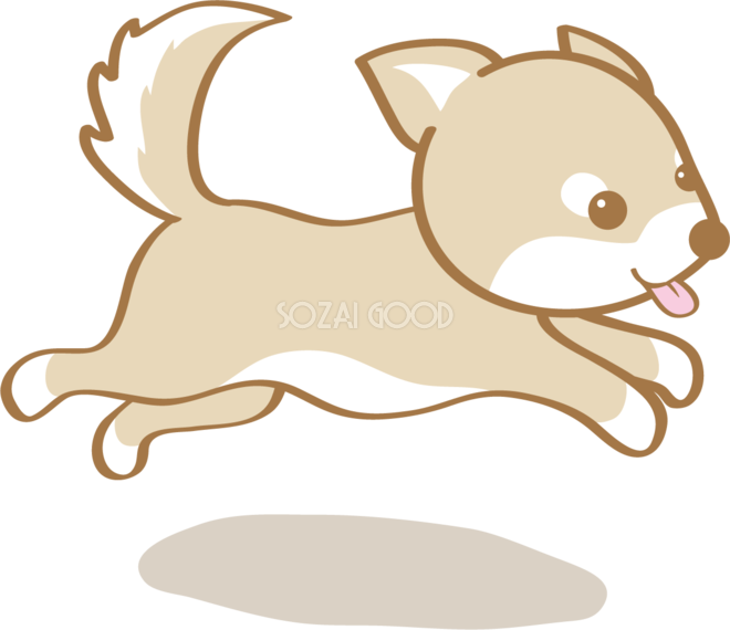 犬 走る イラスト詳細 5位