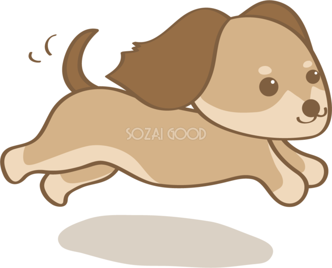 犬 走る イラスト詳細 9位