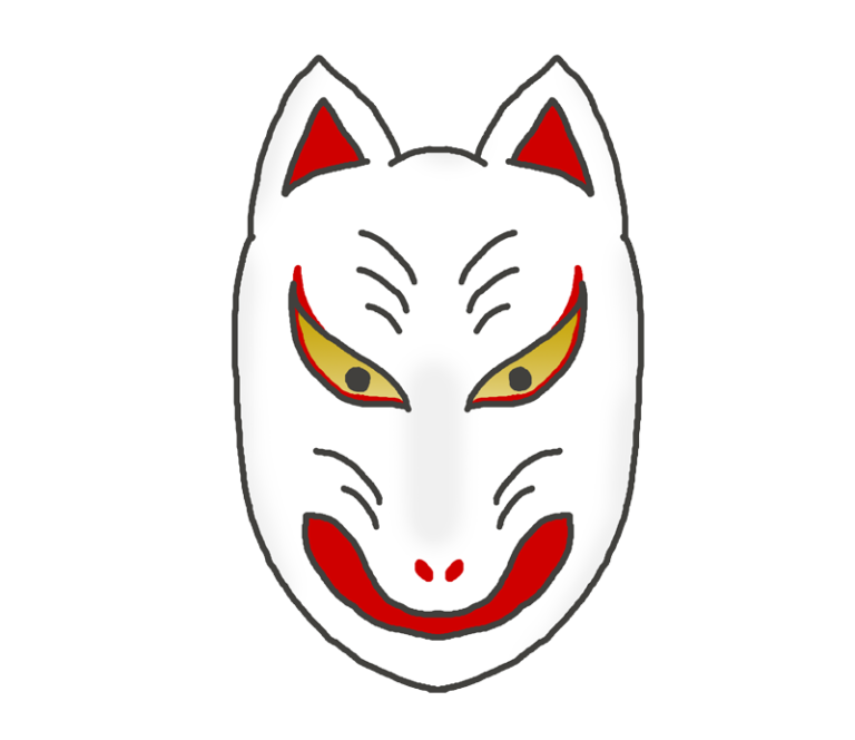 狐 お 面 イラスト詳細 3位