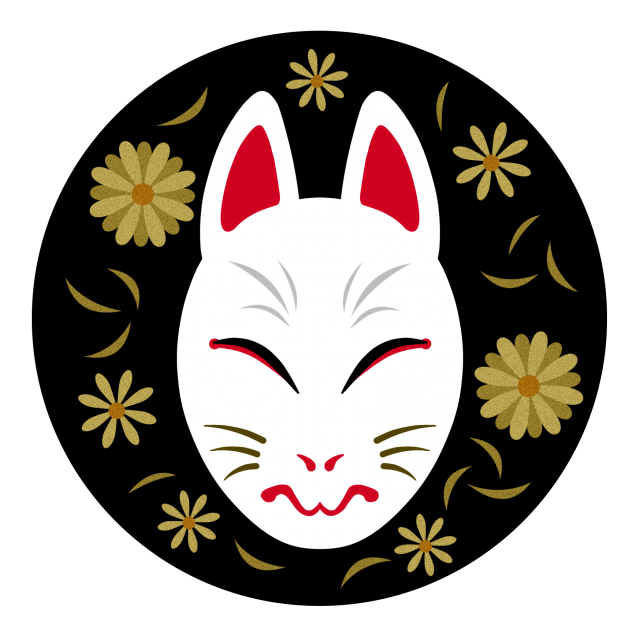 狐 お 面 イラスト詳細 4位