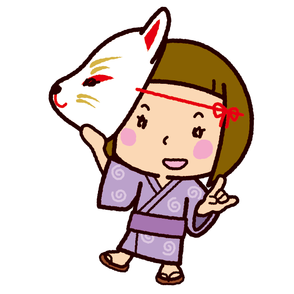 狐 面 イラスト かわいい詳細 14位
