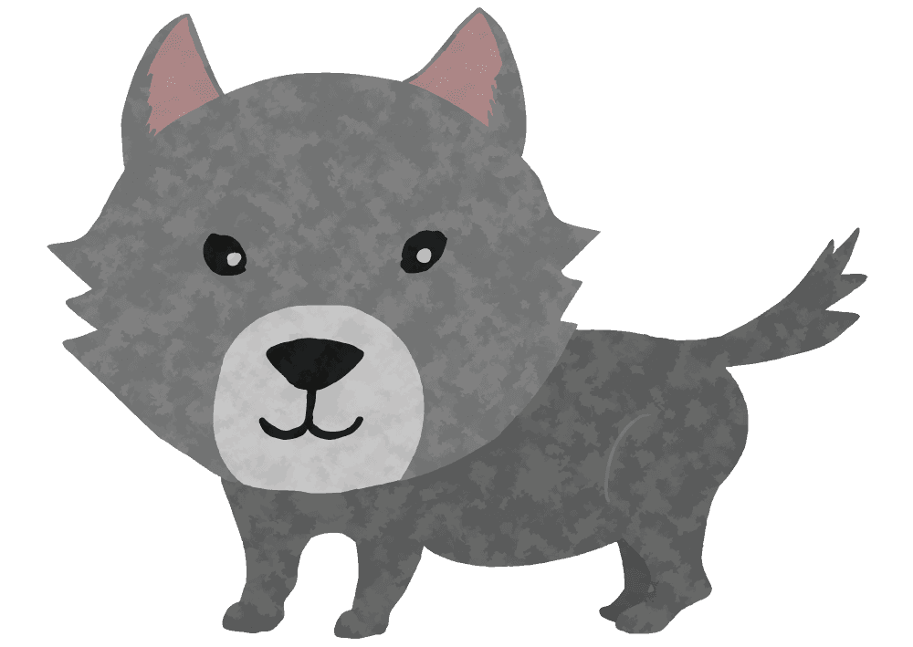 狼 かわいい詳細 2位