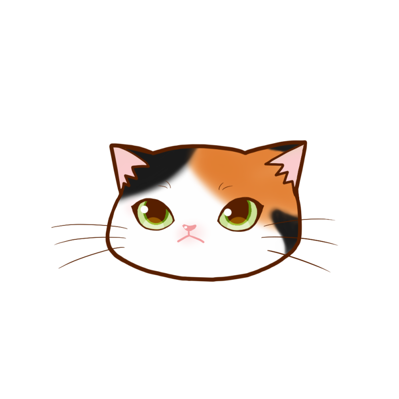 猫 イラスト 正面詳細 10位