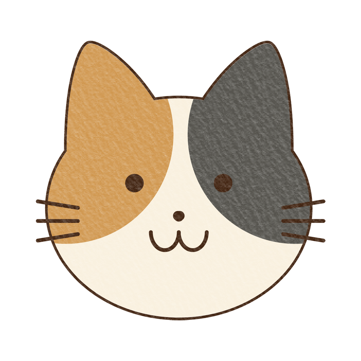 猫 イラスト 顔詳細 9位