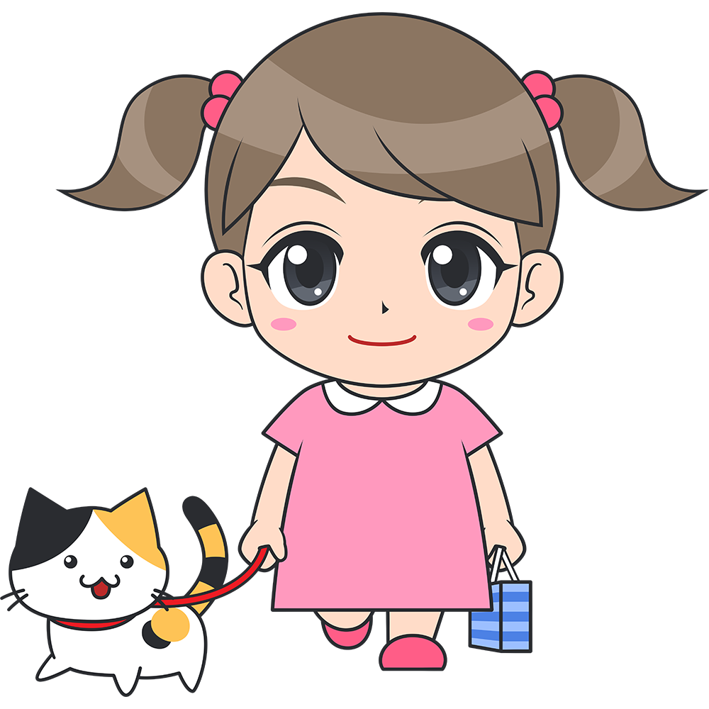 猫 女の子 イラスト詳細 5位