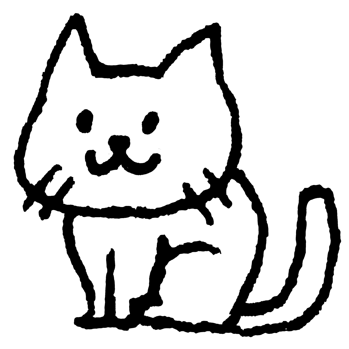 猫 手書き - KibrisPDR