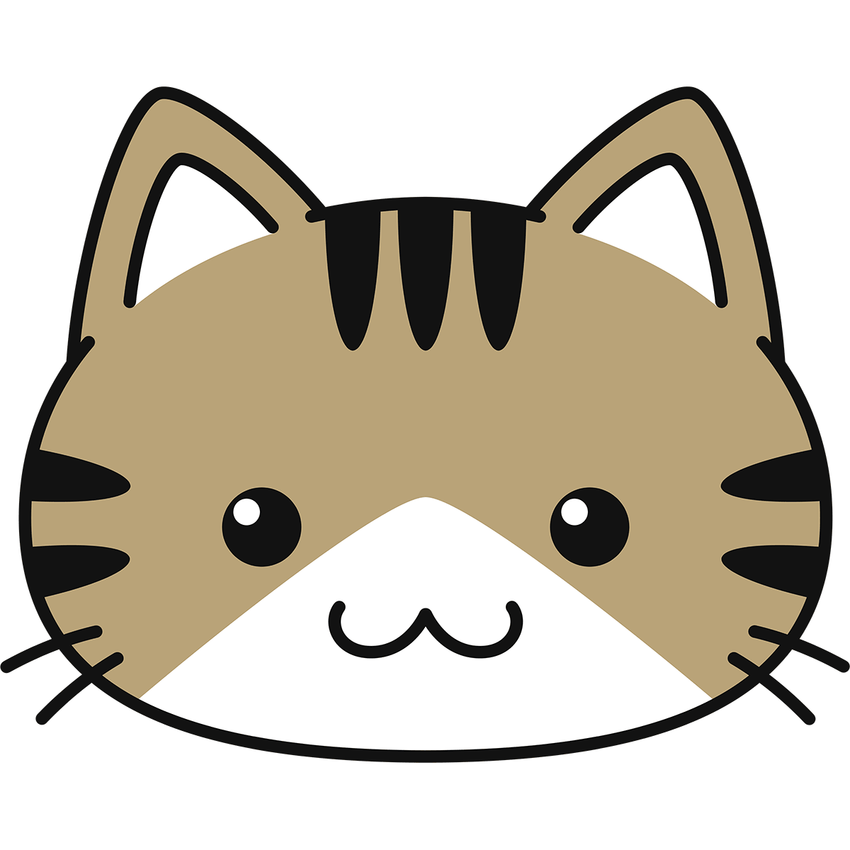 猫 顔 素材詳細 3位