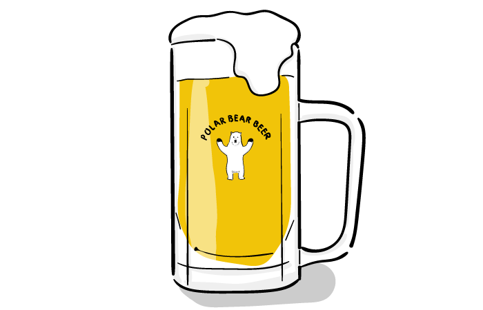 生ビール イラスト詳細 14位