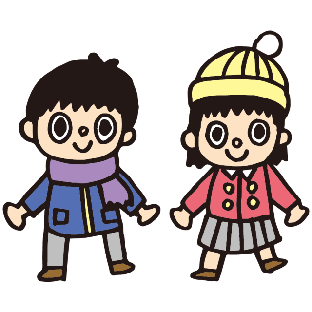 男の子 マフラー イラスト詳細 13位
