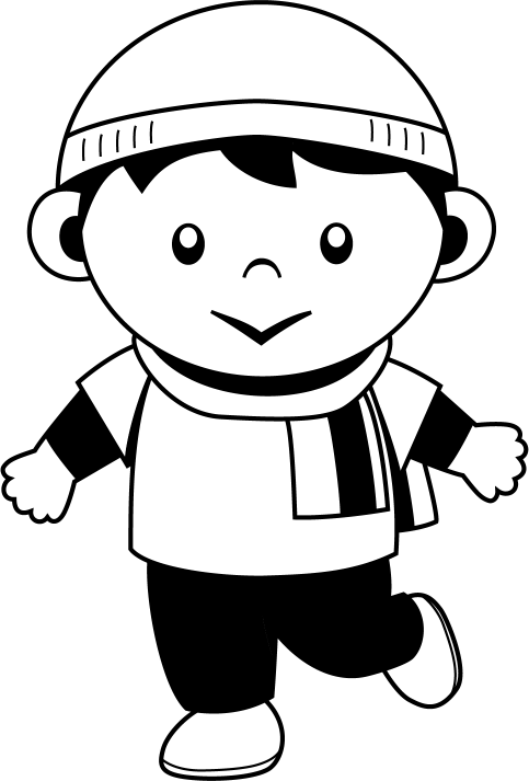 男の子 マフラー イラスト詳細 3位