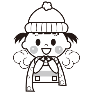 男の子 マフラー イラスト詳細 8位