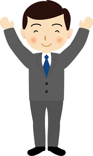 男性 スーツ イラスト詳細 5位