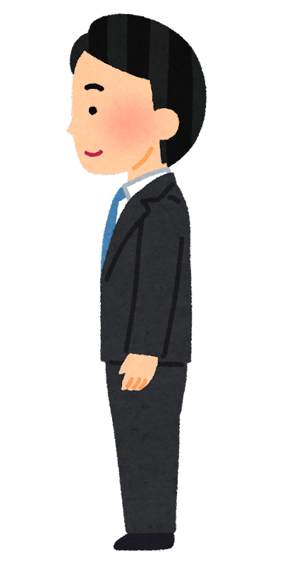 男性 スーツ イラスト詳細 8位