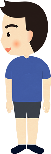 男性 横向き イラスト詳細 12位