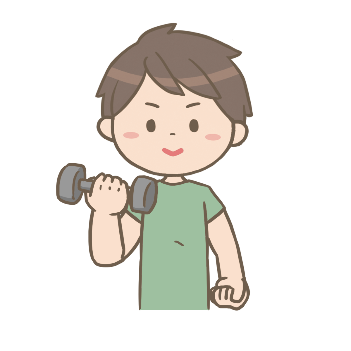 男性 筋肉 イラスト詳細 8位